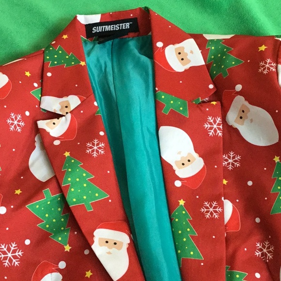 Holiday print blazer jacket NWT - Picture 1 of 5